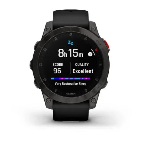 Смарт-годинник Garmin epix Gen 2 Sapphire чорний титановий