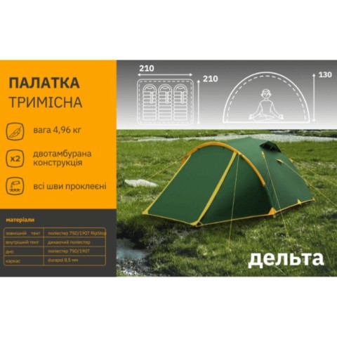 Палатка СИЛА Полярис двомісна