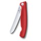 Нож кухонный складной Victorinox SwissClassic 11 см, скругленный, красный