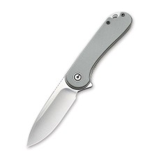 Ніж складаний кишеньковий Civivi Elementum, (7.5 см) D2 / G10 сірий