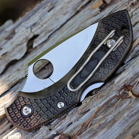 Нож Spyderco Dragonfly 2, VG-10, FRN ц:camo