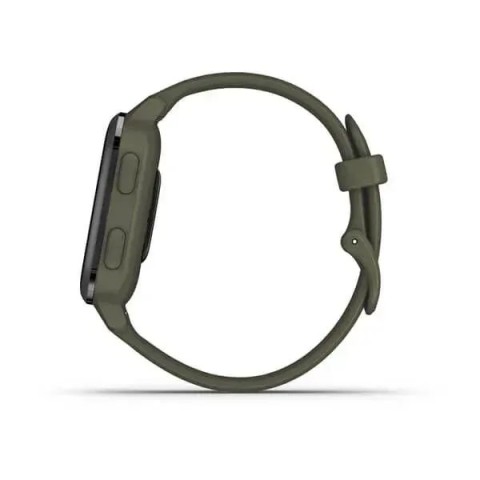 Смарт-годинник Garmin Venu Sq Music Edition темно-зелений із сірим безелем