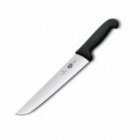 Кухонний ніж Victorinox Fibrox Butcher лезо 18см з чорн. ручкою