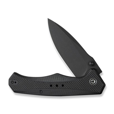 Ніж складаний туристичний Civivi Photonix, (9.4 см) 14C28N / G10 чорний