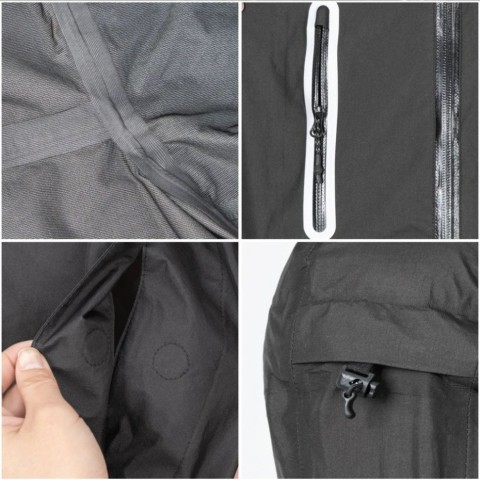 Плащ-дощовик Naturehike NH21FS038, розмір L, чорний