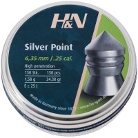 Пули пневм H&N Silver Point 6,35 мм , 1,58 г, 150 шт/уп.