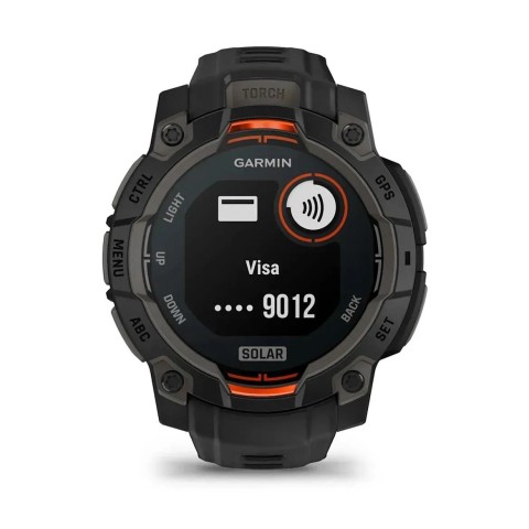 Смарт-часы Garmin Instinct 3 (45 мм) Solar черные
