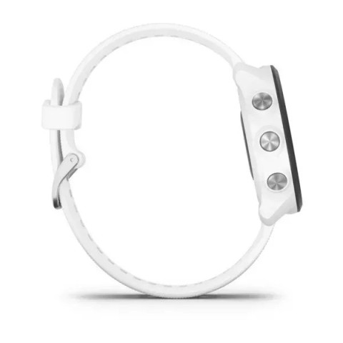 Смарт-годинник Garmin Forerunner 245 Music з білим ремінцем