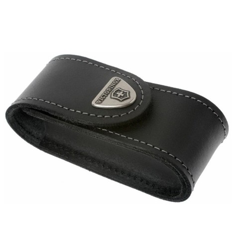Чохол на пояс Victorinox 84-91мм шкір.чорн на липучці 2-4 шари у подар.упак.