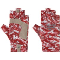 Перчатки Favorite Solar Fishing Gloves 5 Cut S/M red