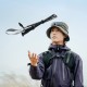 Трекінгова палиця Naturehike CNK2450DS017, 35-110 см, чорна