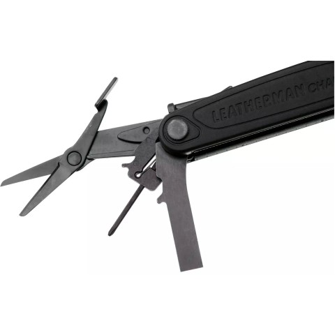 Мультитул Leatherman 832601 CHARGE PLUS BLACK метрич. биты, синтет. чехол, карт. коробка black