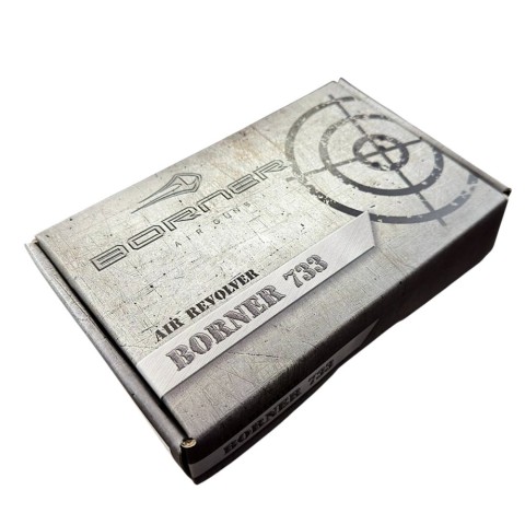 Револьвер пневм. Borner 733 Black cal. 4.5 mm/BBs