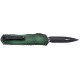 Нож Microtech Cypher II D/E Black Blade X-51 Handle Green