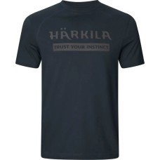 Футболка Harkila logo S/S t-shirt L ц:dark navy