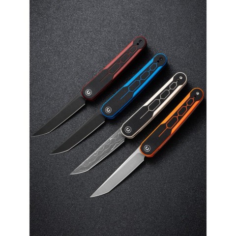 Ніж складаний кишеньковий Civivi KwaiQ , (7.6 см) Nitro-V / G10 чорно-помаранчевий