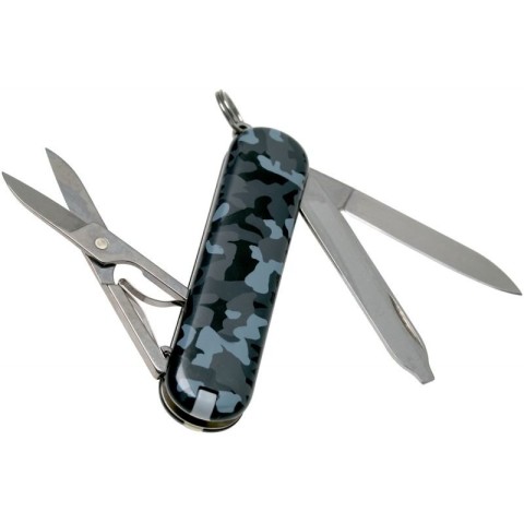 Ніж Victorinox Classic SD 58мм,7функ,син.камуфляж