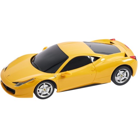 Машинка Rastar Ferrari 458 Italia 1:24 Желтый