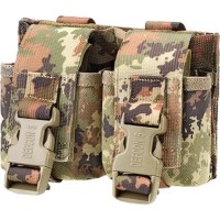 Подсумок Defcon 5 PORTA GRANATE MOLLE DOPPIO 2 гранаты, ц:camo