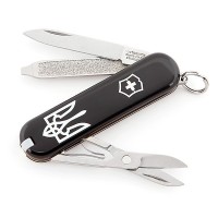 Ніж Victorinox Classic Sd Ukraine чорний 0.6223.3R1