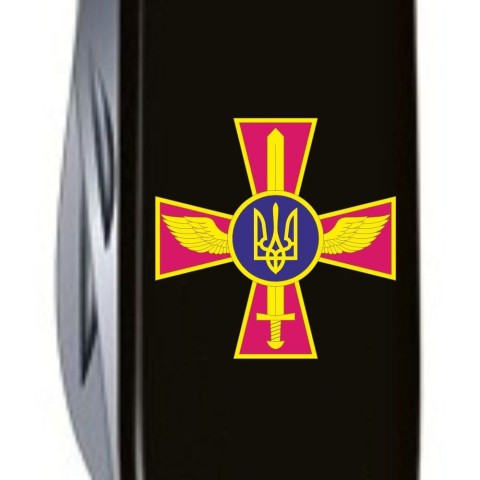 Складаний ніж Victorinox CLIMBER ARMY Емблема ПС ЗСУ 1.3703.3_W0040u