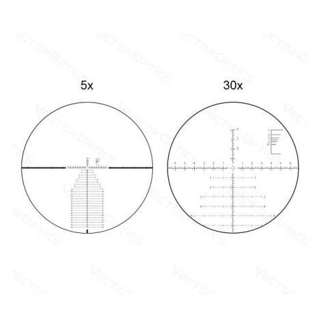 Приціл оптичний Vector Optics Continental 5-30x56 (34mm) illum. FFP Ranging