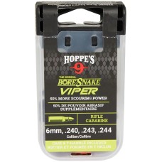 Протяжка Hoppe`s Bore Snake Viper для кал .240-.244 c бронзовыми ершами