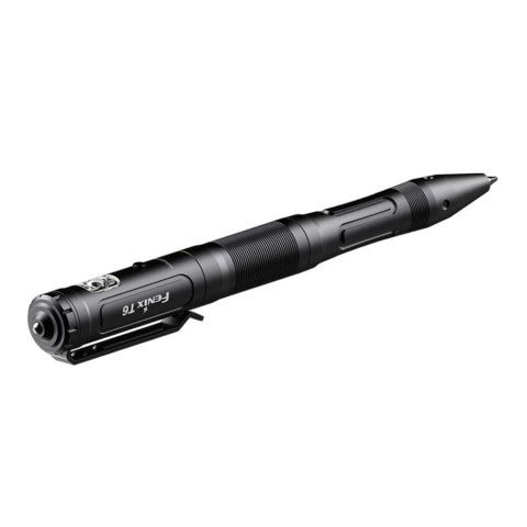 Тактическая ручка с фонариком Fenix T6 черная