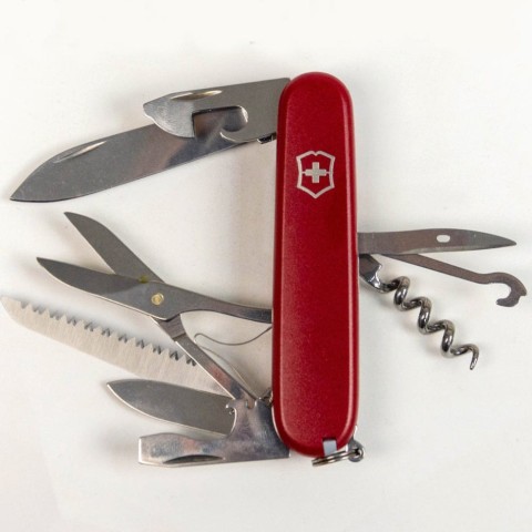 Ніж Victorinox Huntsman Mat 91мм,15функ,черв.мат
