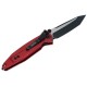 Ніж Microtech Socom Elite T/E-M, tanto, чорний, чорно-червоне руків'я