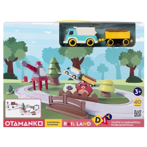 Ігровий набір OTAMANKO RAIL LAND електрична залізниця, 40 деталей