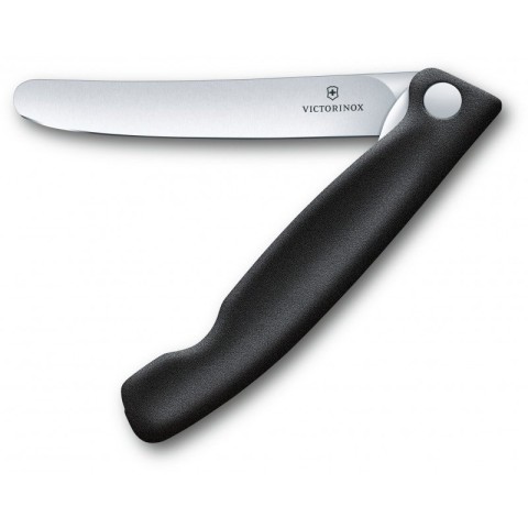 Кухонний ніж Victorinox SwissClassic Foldable Paring лезо 11см з чорн. ручкою (блістер)