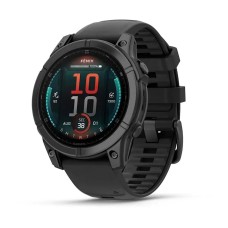 Смарт-годинник Garmin fenix E (47 мм) сланцево-сірий нержавіюча сталь/чорний