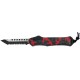 Нож Heretic Hydra Tanto Two Tone Serrated Black Blade Red Camo