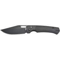 Нож Artisan Revel Black Blade AR-RPM9,  FRN ц:black