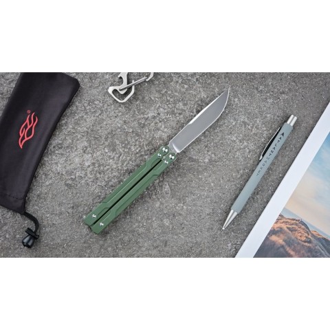 Нiж-метелик (балiсонг) Ganzo G766-GR