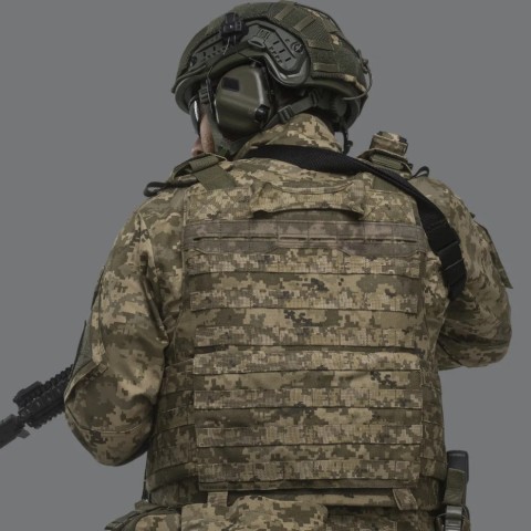 Плитоноска Ukrarmor IBV (аналог IOTV). Збільшена площа захисту S/M Піксель