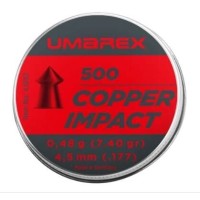 Кульки Umarex Walther Pointed Waisted Pellets 0.48 г, кал.177(4.5 мм), 500 шт.