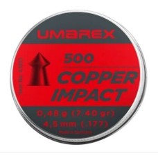 Кульки Umarex Walther Pointed Waisted Pellets 0.48 г, кал.177(4.5 мм), 500 шт.