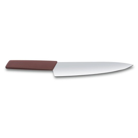 Кухонний ніж Victorinox Swiss Modern Carving лезо 22см з бордо. ручкою (блістер)