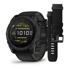 Годинник-навігатор Garmin Tactix 8 Solar 51мм Applied Ballistics Elite з чорним силіконовим ремінцем 010-03407-11