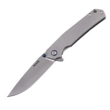 Ніж складаний туристичний Ruike P801-SF, (8.6 см) 14C28N / 3cr14n сірий