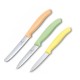 Набір кухонний Victorinox SwissClassic Paring Set 3 ножа з жовт,св.зел,св.помар. ручкою (8,10,11см) у подар.упак.