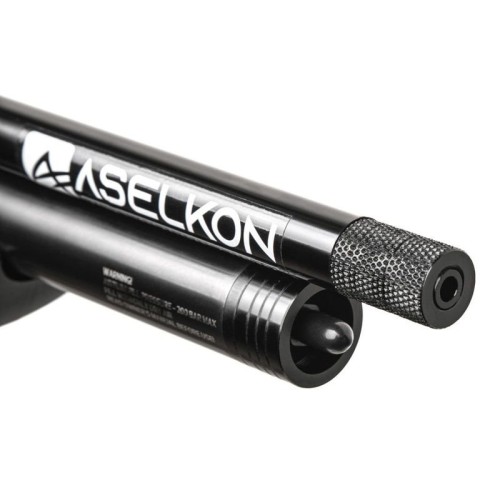 Пневматическая редукторная PCP винтовка Aselkon MX7 Black