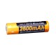 ARB-L18-2600U Акумулятор 18650 Fenix (2600 mAh) Li-ion micro usb зарядка