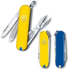 Нож Victorinox Classic SD Ukraine желто-синий