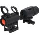 Sig Optics коллиматор ROMEO-MSR 2 MOA та магнифер JULIET3-MICRO 3X22MM