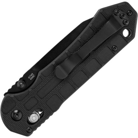 Ніж складаний туристичний Ganzo G7453P (9 см) 440С / G10 чорний