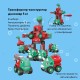 Машинка-конструктор OTAMANKO Трансформер Динозавр 5 в 1 Бірюзовий/червоний