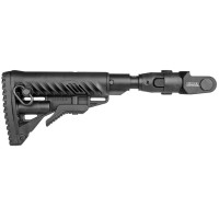 Приклад телескопічний FAB, для АКМС складаний, з амортизатором, чорний